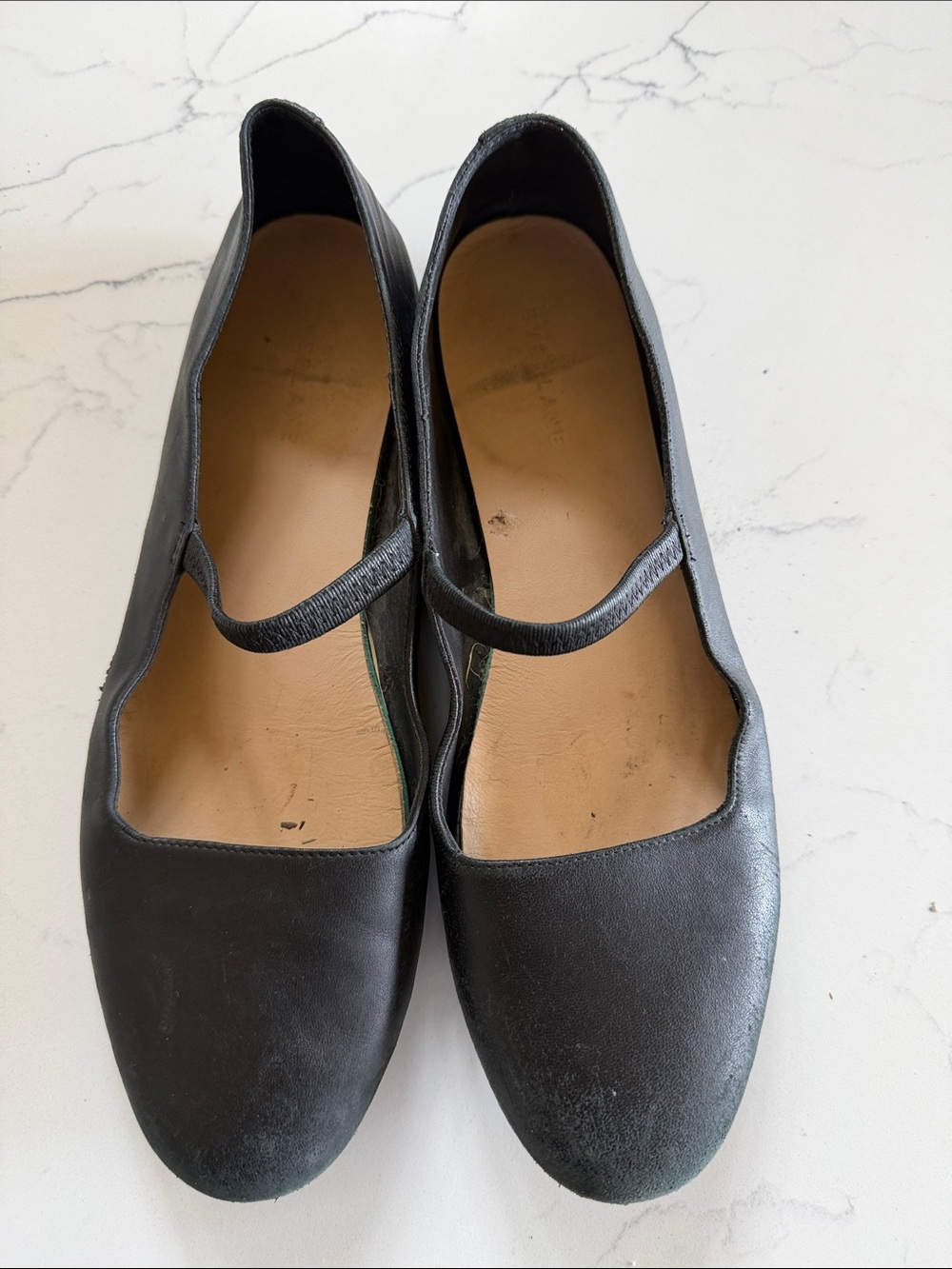 Everlane Black Mary Jane Ballet Flats